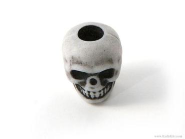 Skull Kunstoff Grau Oldstyle Optik
