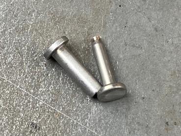 2 Mosaikstifte 6x69 Mm Mit Hirschmuster – Messing Produktbild-Vorschau 3