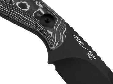 Preview: Kizer - BUDDY M390 Fat Carbon White Storm DLC