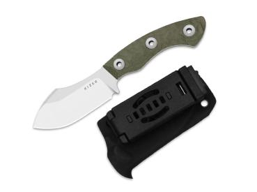 Preview: Kizer - Rook AEB-L Green Micarta