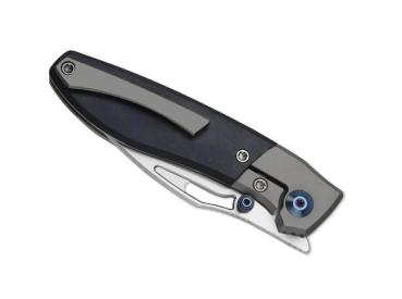 Preview: Kizer - Shrike S45VN Ti Blue Richlite
