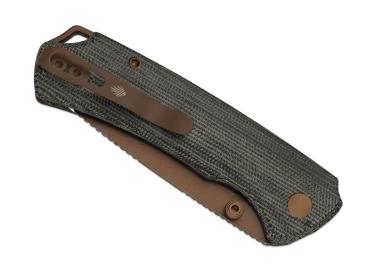 Preview: Kizer - T1 BD Nitro-V Grey Norplex UltreX Micarta Sunset PVD