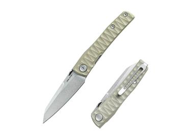 Real Steel - Destra Nitro-V Green G10 Grooved