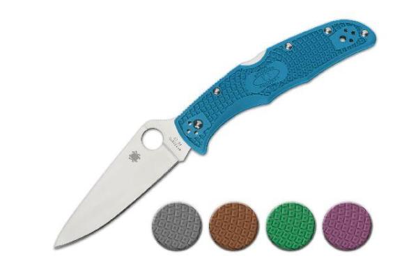 Spyderco Endura Flat Ground Blau
