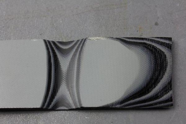 G10 3mm Schwarz/Grau