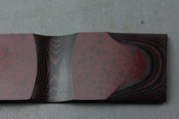 G10 3mm Schwarz/Rot
