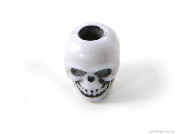 Skull Kunststoff Weiss Old Style Optik
