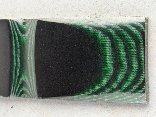 Leinenmicarta schwarz-dunkelgrün