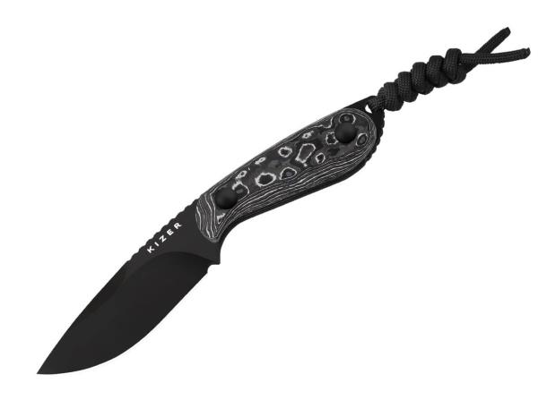 Kizer - BUDDY M390 Fat Carbon White Storm DLC