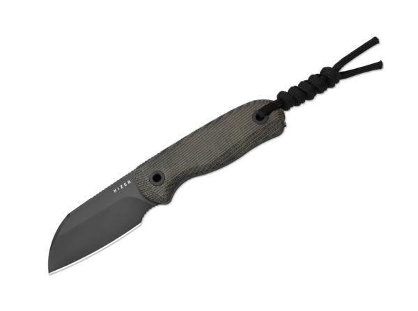 Kizer - Drop Bear Fix S45VN Grayish Green Norplex UltreX Micarta DLC