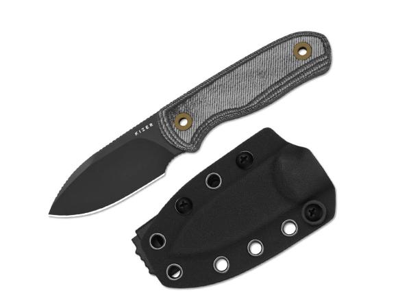 Kizer - Drop Bear Fix S45VN Micarta All Black