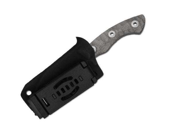 Kizer - Rook 3LCS Grey Norplex UltreX Micarta Acid Wash