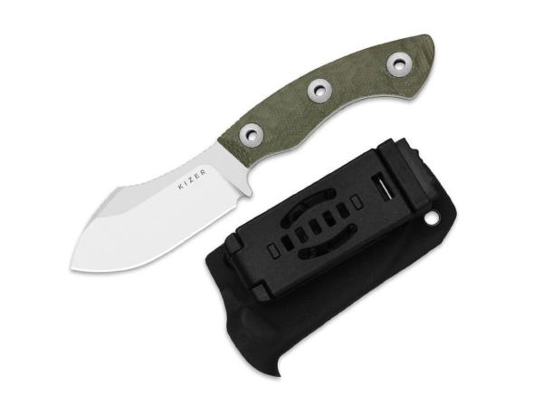 Kizer - Rook AEB-L Green Micarta