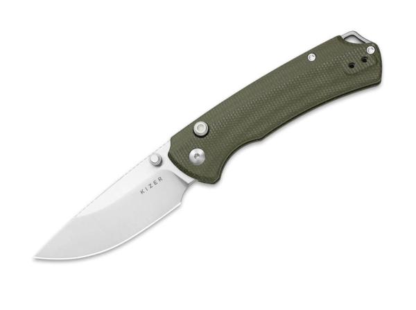 Kizer - T1 BD Nitro-V Green Micarta