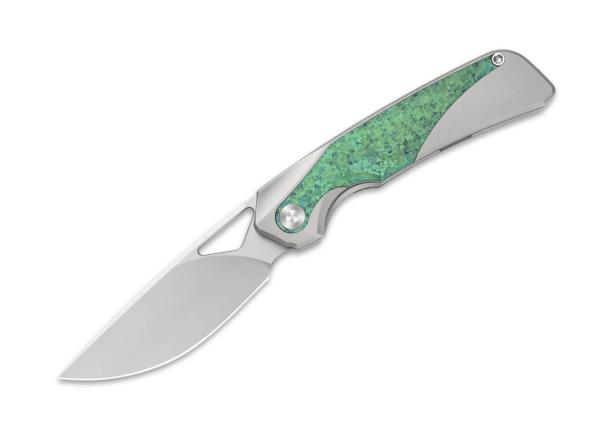Kizer - Topsail M390 Green Crystallized Ti