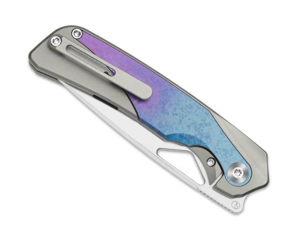 Kizer - Topsail S45VN Blue Crystallized Ti